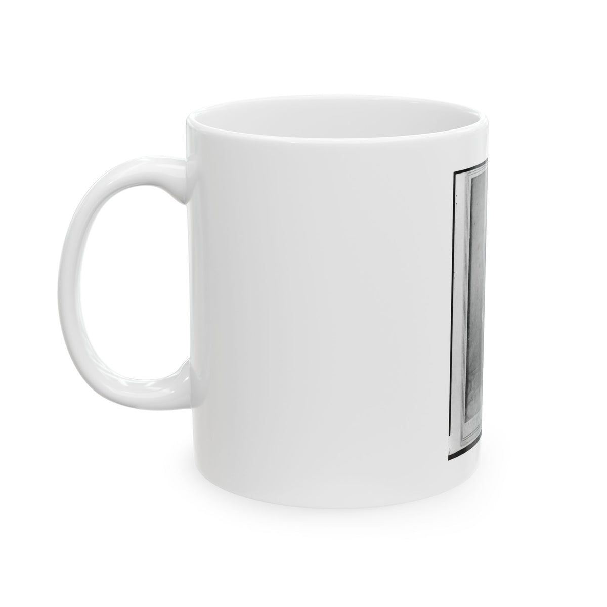 Colonel Geza Milahotzy, Union Officer In The 24th Illinois Infantry Regiment, Full-Length Portrait, Standing, Facing Front (U.S. Civil War) White Coffee Mug