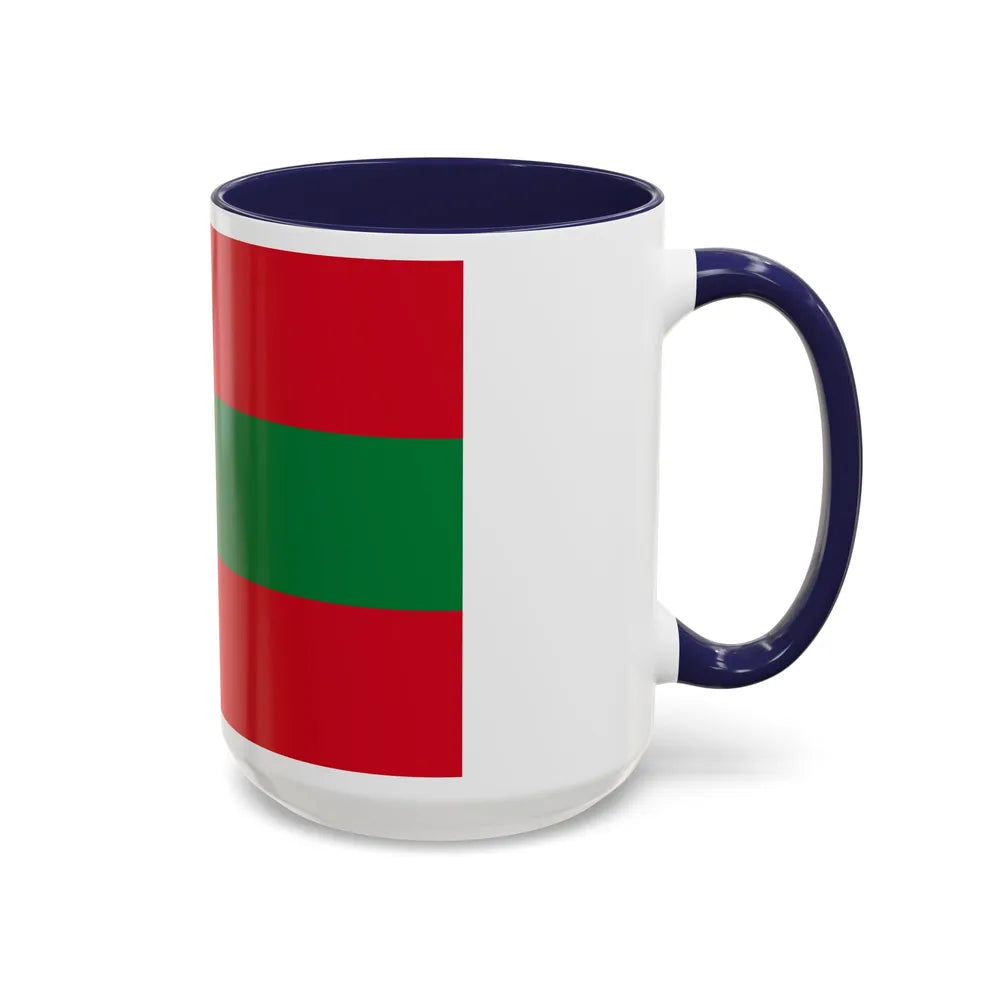 Flag of Ambato Ecuador - Accent Coffee Mug-Go Mug Yourself