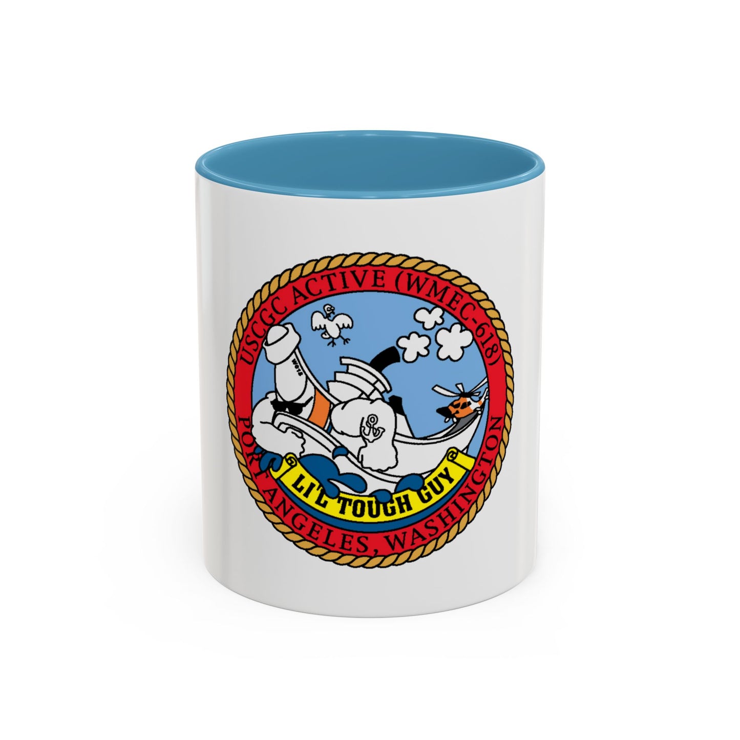USCGC Active WMEC 618 Little Tough Guy (U.S. Coast Guard) Accent Coffee Mug