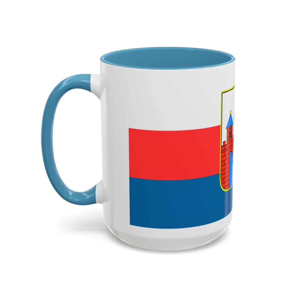 Flag of Bydgoszcz Poland - Accent Coffee Mug-Go Mug Yourself