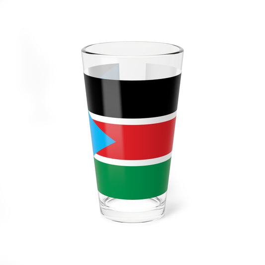 Flag of South Sudan (South Sudan) Pint Glass 16oz