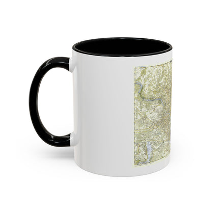 USA - Washington, Suburban (1948) (Map) Accent Coffee Mug