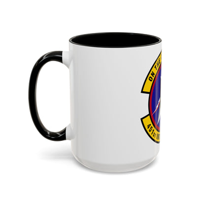 451 Intelligence Squadron ACC (U.S. Air Force) Accent Coffee Mug