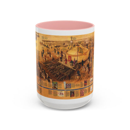 Mongols, The (1996) (Map) Accent Coffee Mug