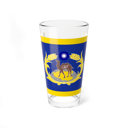 ROC Commanding General of Combined Service Force Flag (China) Pint Glass 16oz