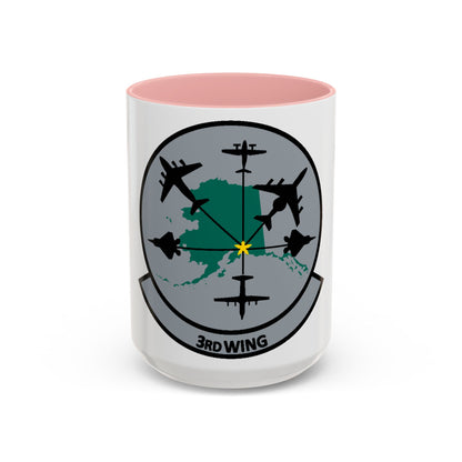 3rd Wing v2 (U.S. Air Force) Accent Coffee Mug