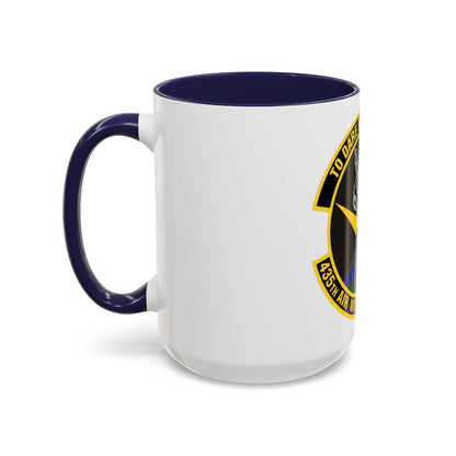 435th Air Mobility Squadron (U.S. Air Force) Accent Coffee Mug