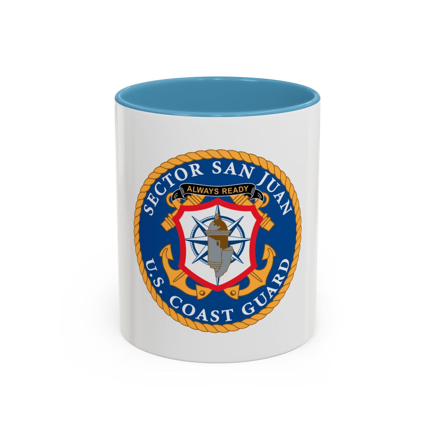 USCG Sector San Juan (U.S. Coast Guard) Accent Coffee Mug