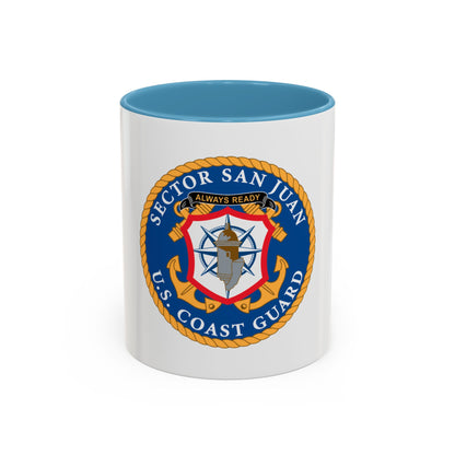USCG Sector San Juan (U.S. Coast Guard) Accent Coffee Mug