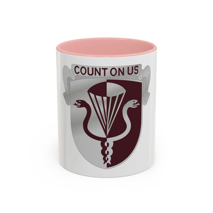 11 Medical Battalion (U.S. Army) Accent Coffee Mug
