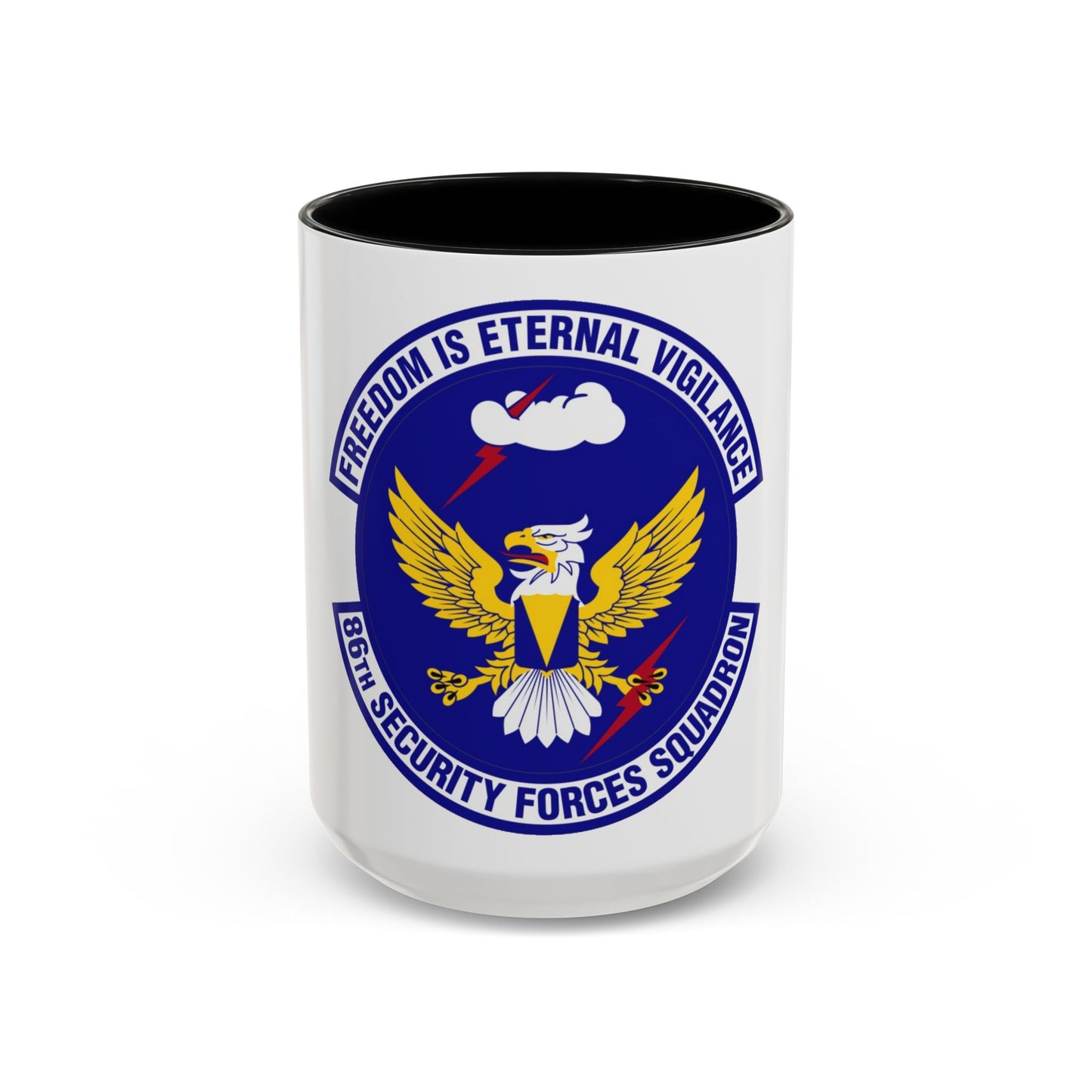 86 Security Forces Squadron USAFE (U.S. Air Force) Accent Coffee Mug