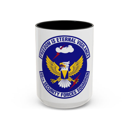 86 Security Forces Squadron USAFE (U.S. Air Force) Accent Coffee Mug