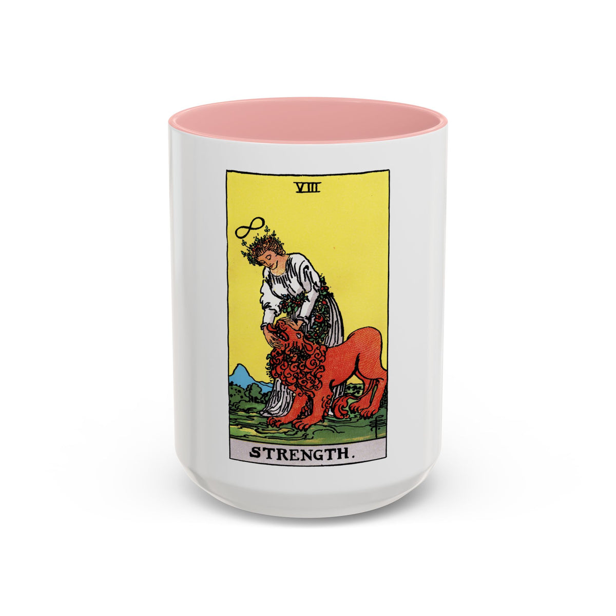 Strength (Tarot Card) Accent Coffee Mug