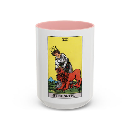 Strength (Tarot Card) Accent Coffee Mug