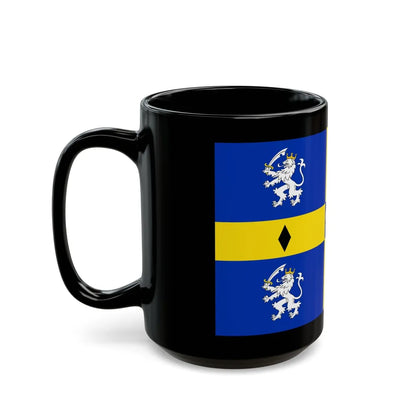 Flag of Durham County Council UK - Black Coffee Mug-Go Mug Yourself