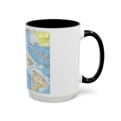 USA - Hawaii (1960) (Map) Accent Coffee Mug-Go Mug Yourself