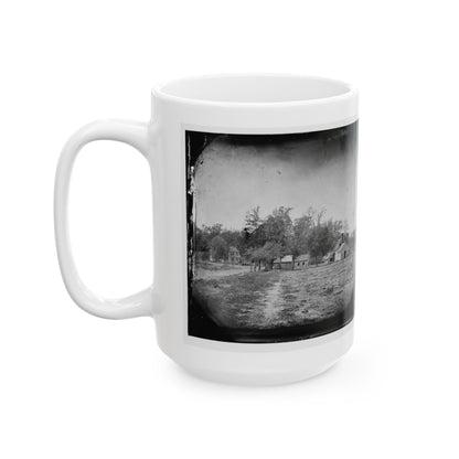 Mechanicsville, Va. View Of Houses (U.S. Civil War) White Coffee Mug