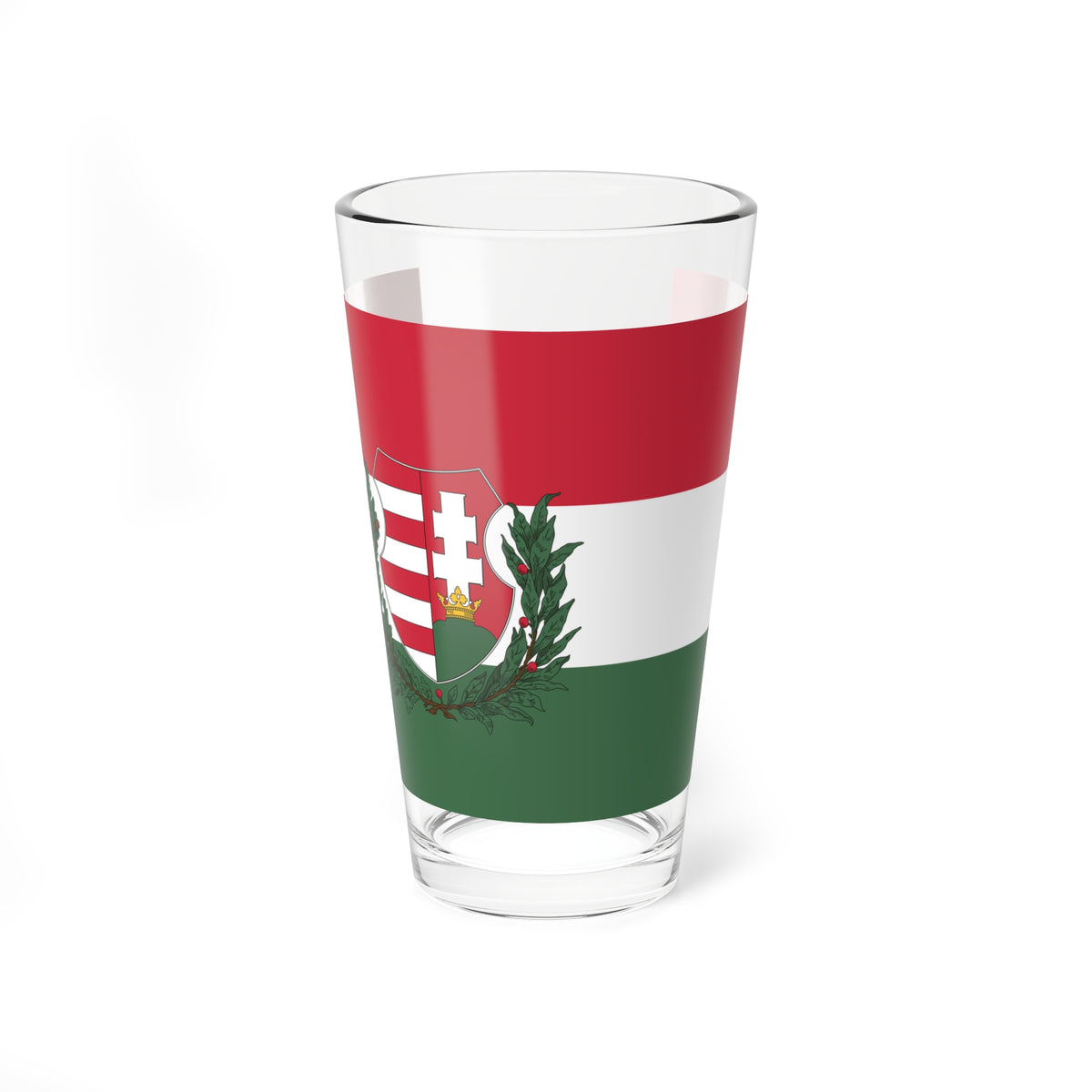 Naval Ensign of Hungary 1946-1948 (Hungary) Pint Glass 16oz
