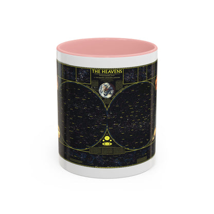 Heavens. The (1970) (Map) Accent Coffee Mug