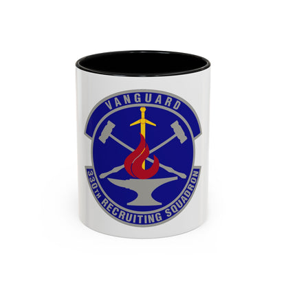 330 Recruiting Squadron AETC (U.S. Air Force) Accent Coffee Mug