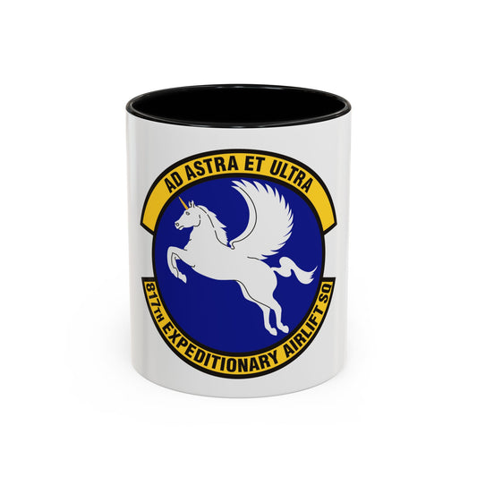817th Expeditionary Airlift Squadron (U.S. Air Force) Accent Coffee Mug