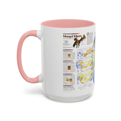 Mongol Khans and Their Legacy (1996) (Map) Accent Coffee Mug