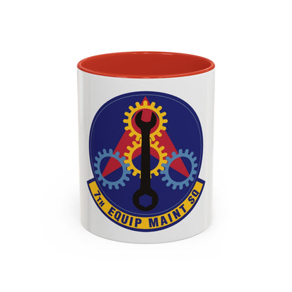 7th Equipment Maintenance Squadron (U.S. Air Force) Accent Coffee Mug