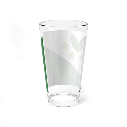 Flag of Cajuata Bolivia (Bolivia) Pint Glass 16oz