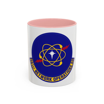 561 Network Operations Squadron ACC (U.S. Air Force) Accent Coffee Mug