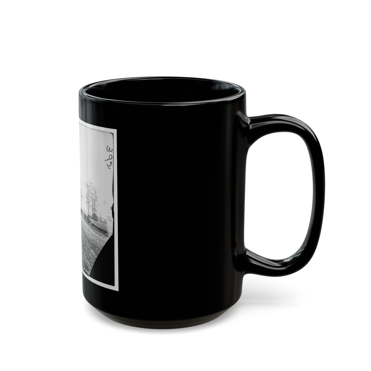 Big Black River Station, Miss. Wagons And Sheds (U.S. Civil War) Black Coffee Mug