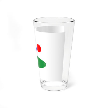 Flag of Kami Nagano 1997-2005 (Japan) Pint Glass 16oz