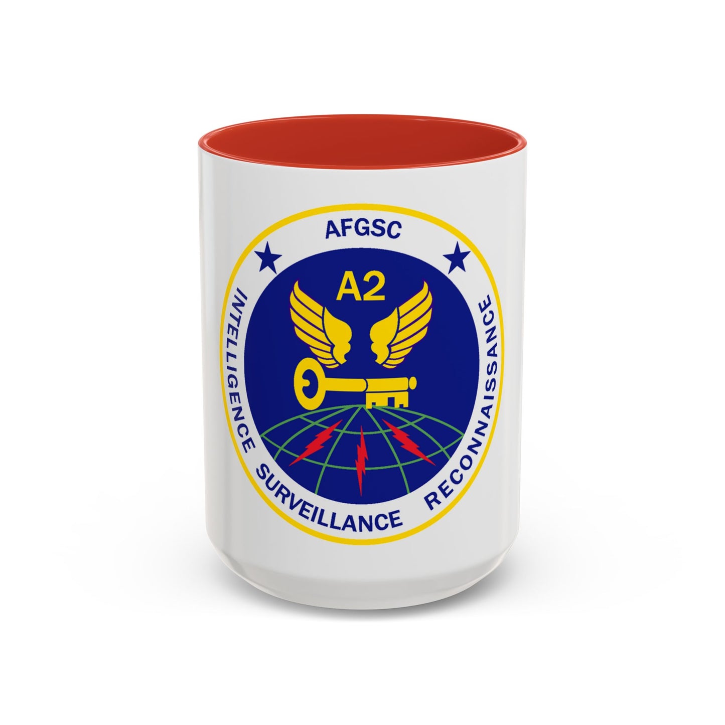 AFGSC A2 (U.S. Air Force) Accent Coffee Mug