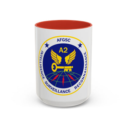 AFGSC A2 (U.S. Air Force) Accent Coffee Mug