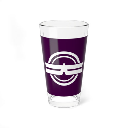 Flag of Ōwani Aomori (Japan) Pint Glass 16oz