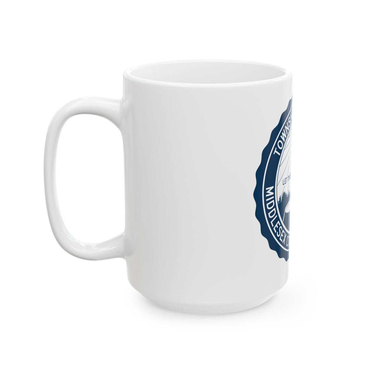 Seal of Edison NJ - White Coffee Mug