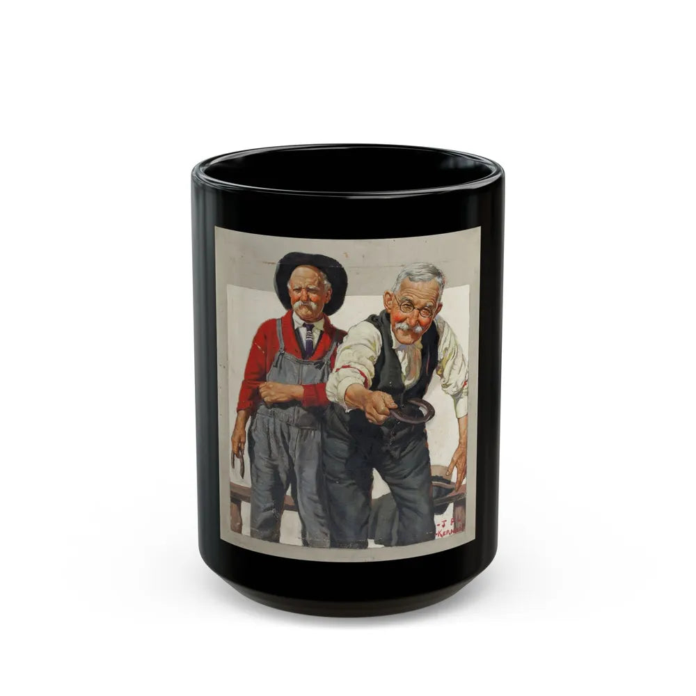 Country Gentleman, magazine cover, June 21, 1924 - Black Coffee Mug-15oz-Go Mug Yourself