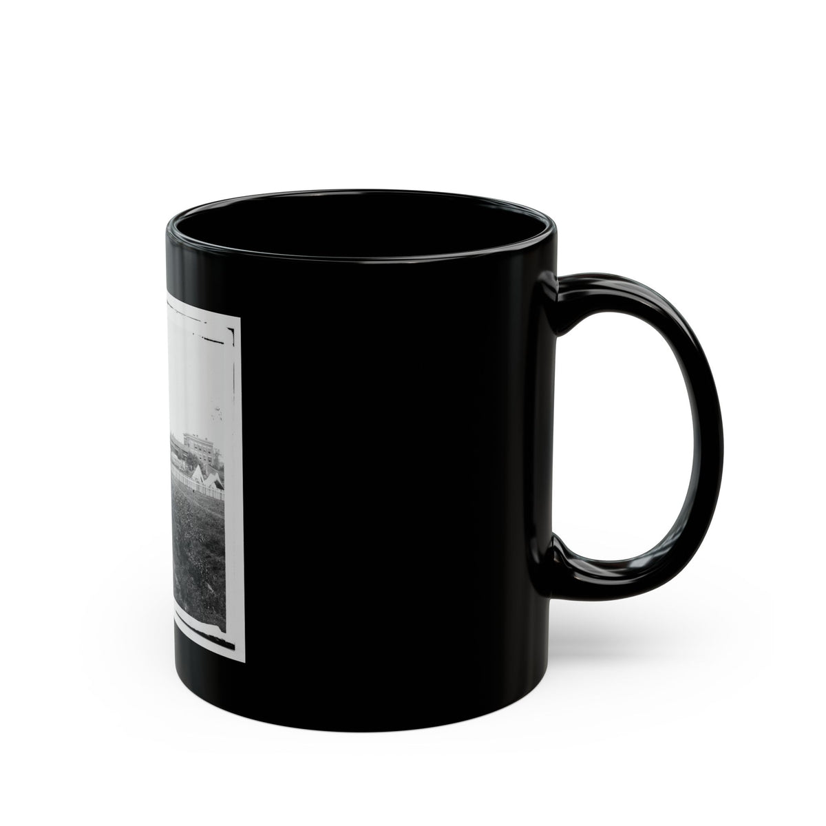 Culpeper Court House, Va. Freight Train On Orange And Alexandria Railroad (U.S. Civil War) Black Coffee Mug
