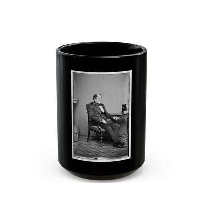 Portrait Of Commander Matthew F. Maury, Officer Of The Confederate Navy (U.S. Civil War) Black Coffee Mug