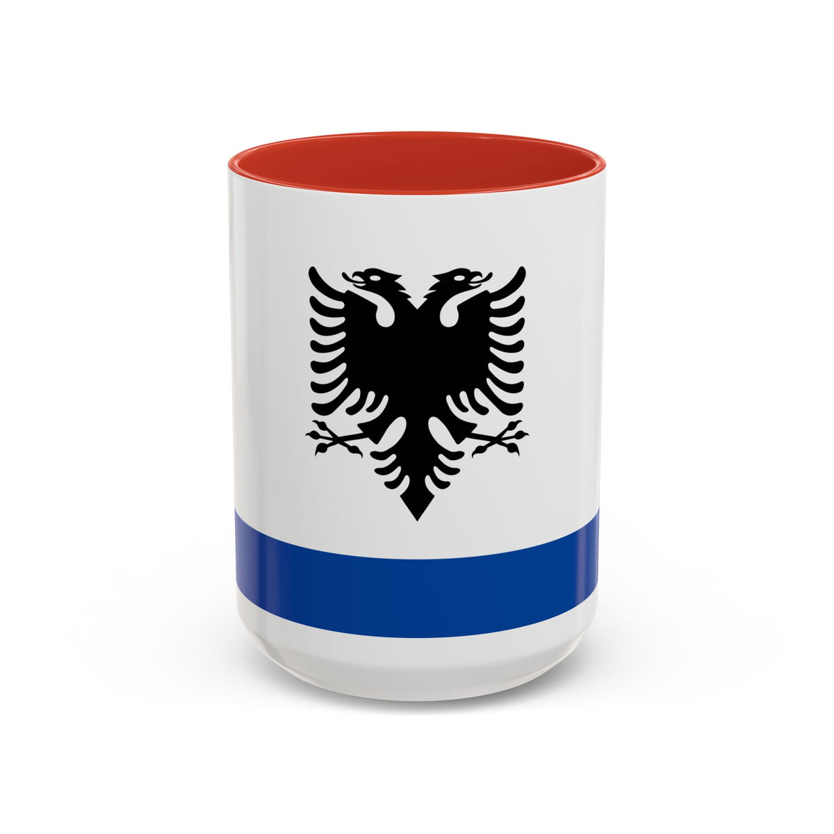 Government Ensign of Albania - Accent Coffee Mug
