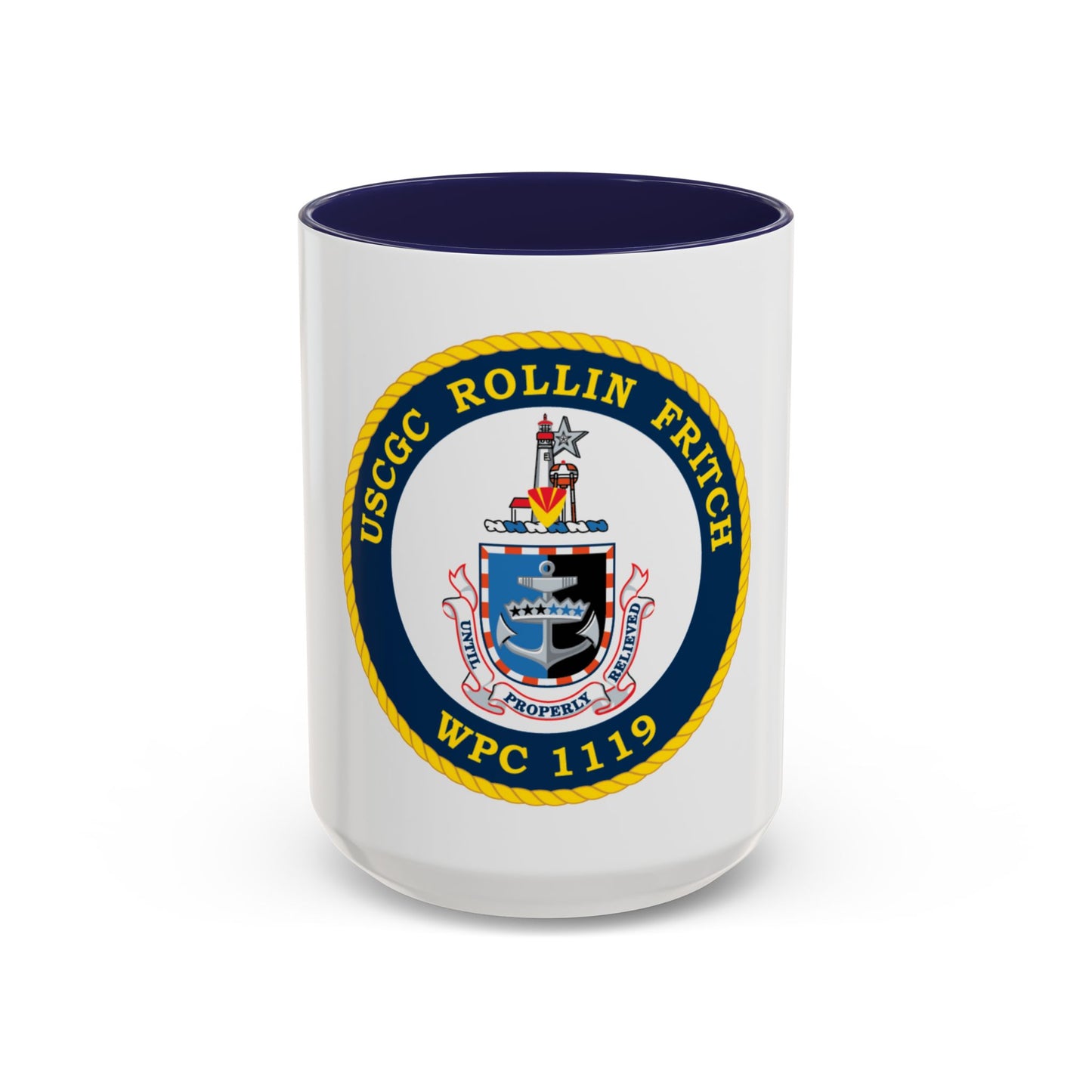 USCGC Rollin Fritch WPC 1119 (U.S. Coast Guard) Accent Coffee Mug