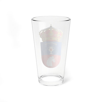 Escudo de Biscarrués (Spain) (Coat of Arms) Pint Glass 16oz