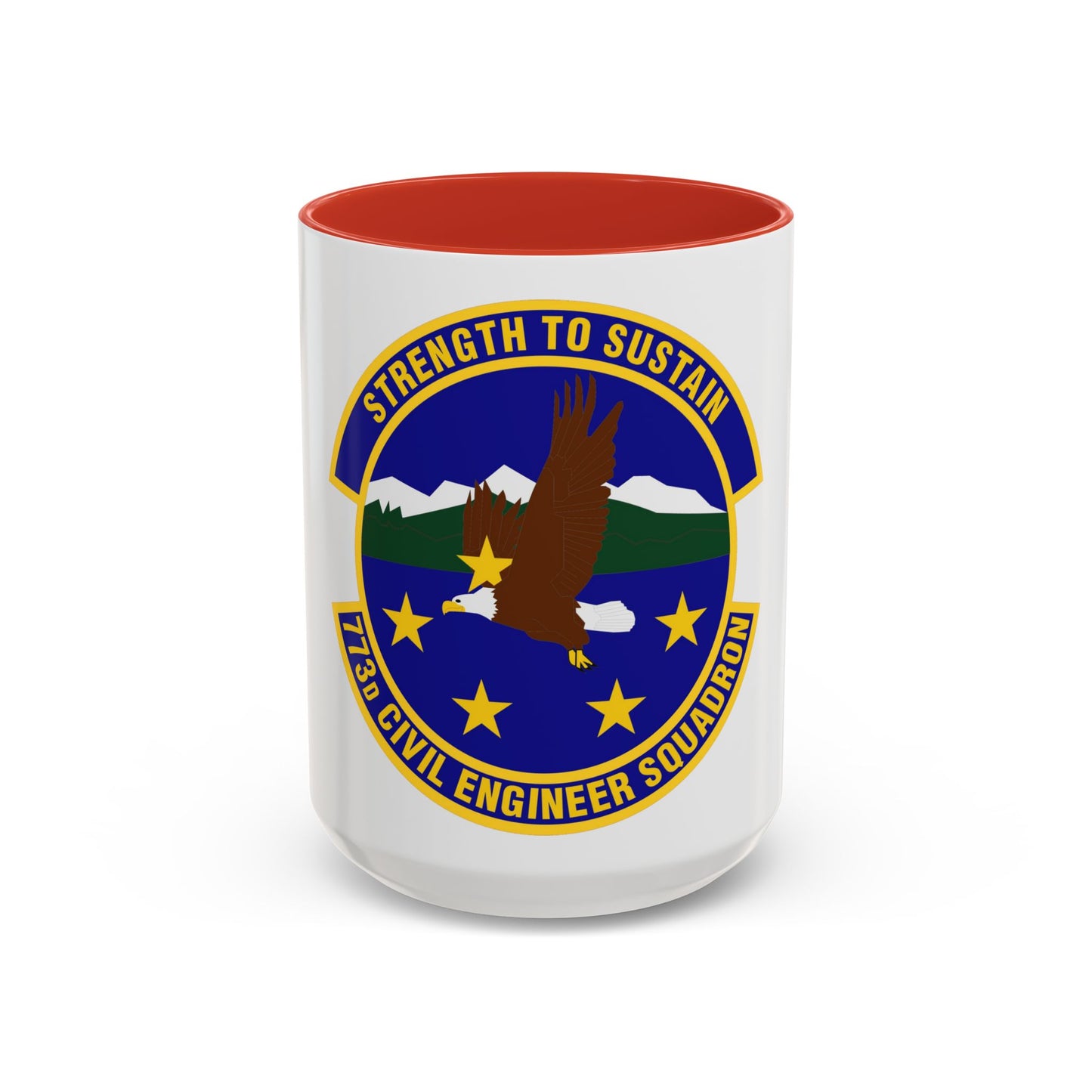 773 Civil Engineer Squadron PACAF (U.S. Air Force) Accent Coffee Mug