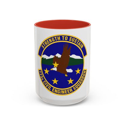 773 Civil Engineer Squadron PACAF (U.S. Air Force) Accent Coffee Mug