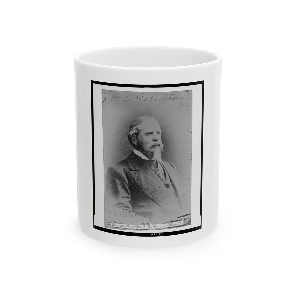 B.H. Robertson, Va. (U.S. Civil War) White Coffee Mug