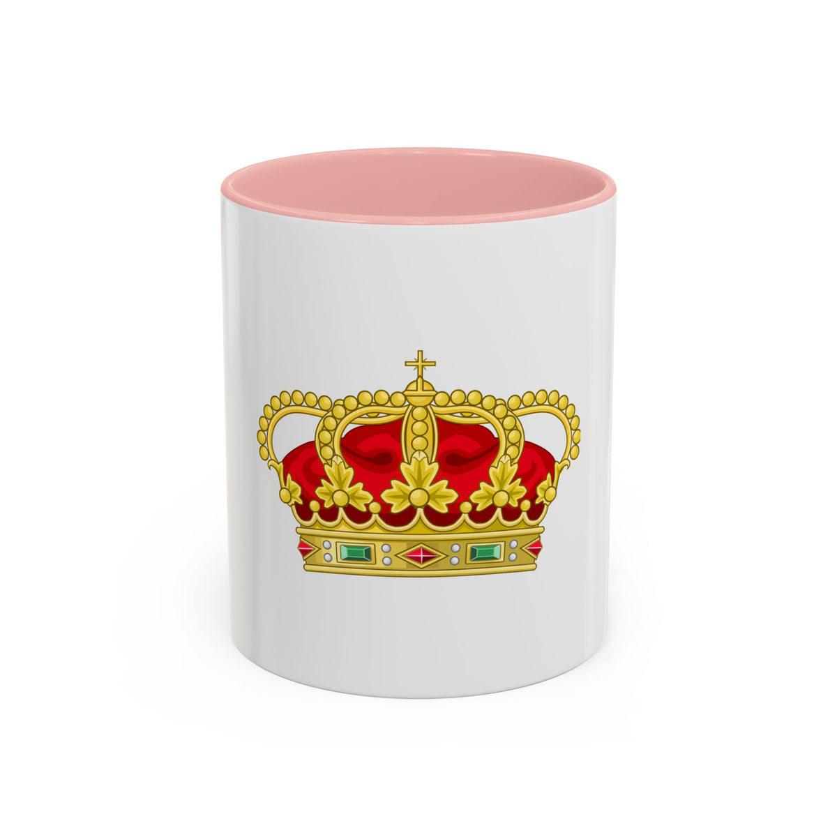 Heraldic Royal Crown of Portugal - Eight Arches - Accent Coffee Mug