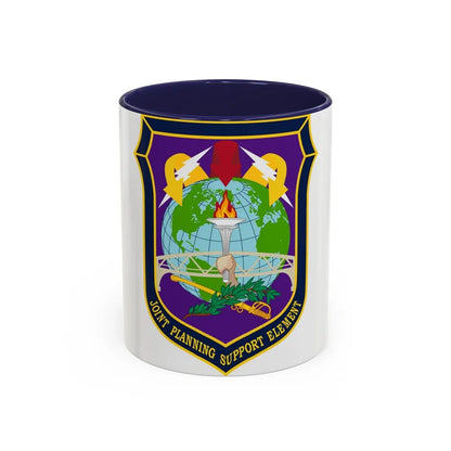 Joint Planning Support (U.S. Army) Accent Coffee Mug-11oz-Navy-Go Mug Yourself