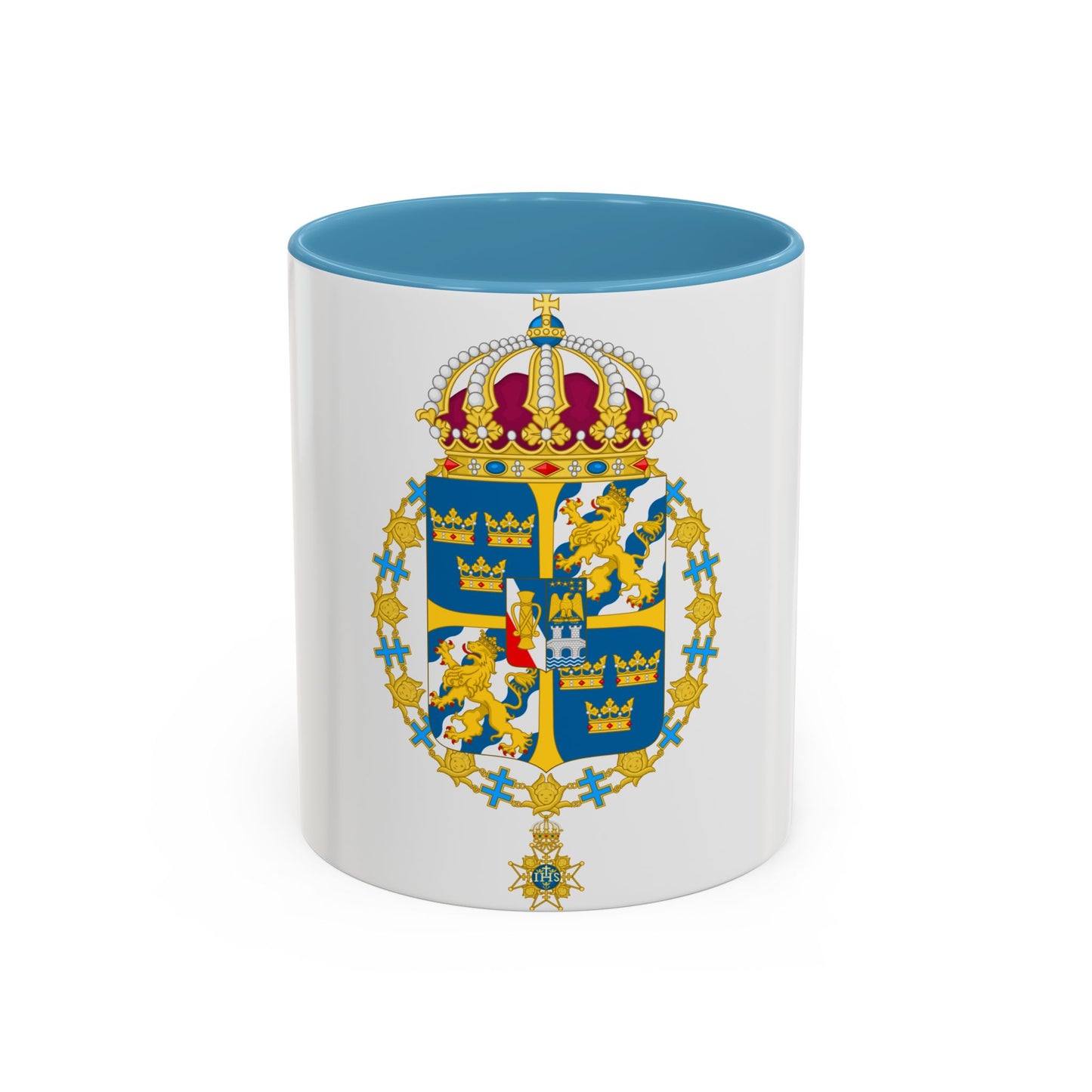 Great coat of arms of Sweden 3 - Accent Coffee Mug