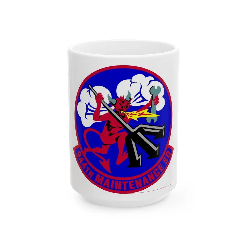 944 Maintenance Squadron AFRC (U.S. Air Force) White Coffee Mug-15oz-Go Mug Yourself