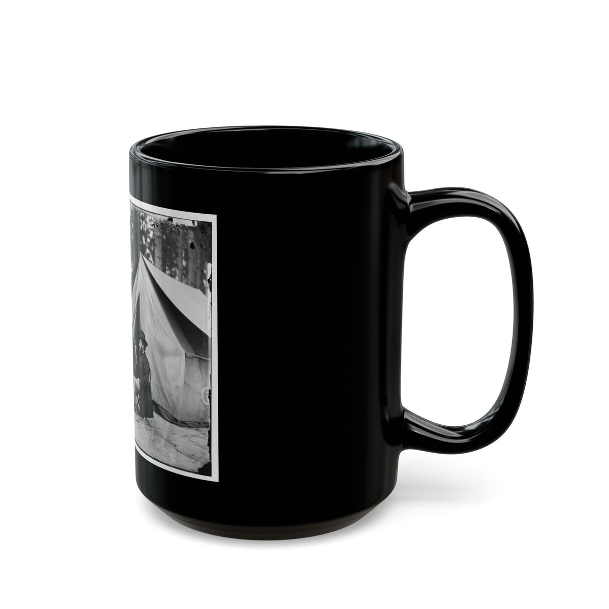 Petersburg, Va. Hospital Stewards Of 2d Division, 9th Corps, In Front Of Tents (U.S. Civil War) Black Coffee Mug