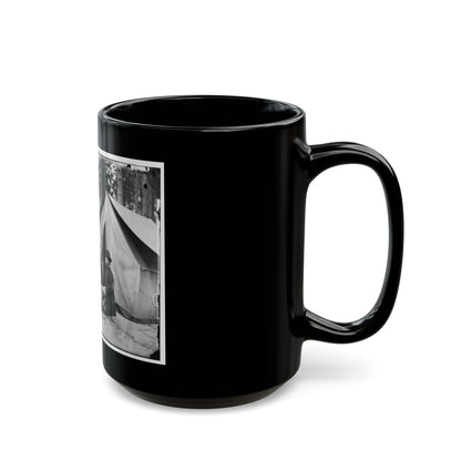 Petersburg, Va. Hospital Stewards Of 2d Division, 9th Corps, In Front Of Tents (U.S. Civil War) Black Coffee Mug